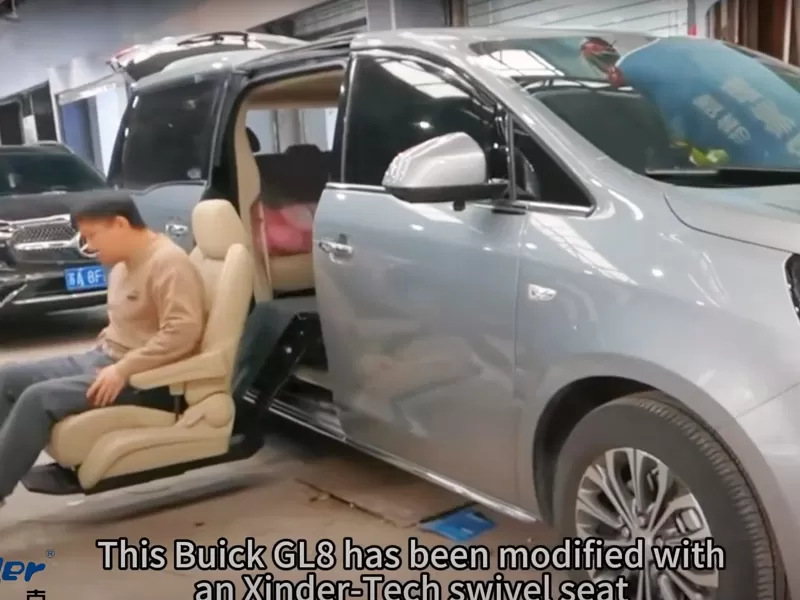Jok mobil Beat Buick GL8 modifikasi, kursi putar Xinder-Tech