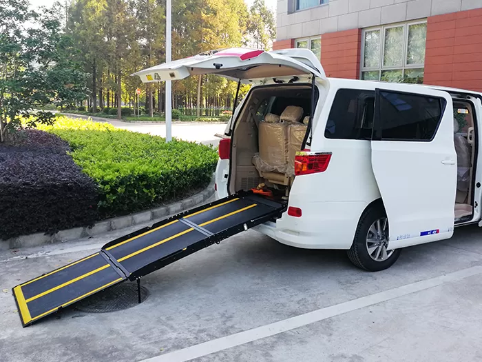 Prinsip kerja ramp kursi Roda Van